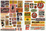 Paint and Consumer signs 1940's and 1950's (HO Scale)