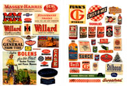 Farm Implement/Feed & Seed Posters 1940's and 1950's (HO Scale)
