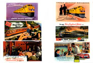 Railroad Theme for Billboards and Signs 1940's and 1950's (HO Scale)