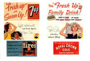Vintage Soft Drink Billboards 1930's to 1960's (HO Scale)