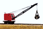 MOW Vehicles -- Burro Crane (N Scale)