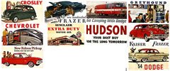 Auto/Transportation Signs for Billboards 1940's to 1960's (N Scale)