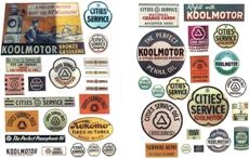 Vintage Gas Station Signs Cities Service (HO Scale)