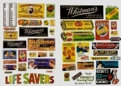 Vintage Candy Posters/Signs 1930's-1950's (HO Scale)