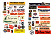Planes/Trains/Industrial Signs 1940's-50's (HO Scale)