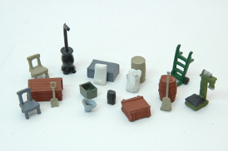 Country Store Detail Set(17) (HO Scale)