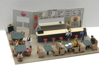 Cafe/Diner Interior Detail Set (HO Scale)