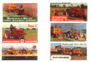Vintage Tractor Billboard Signs 1940s - 50s (HO Scale)