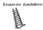 Custom Ladders - 10' Lean-To Ladders (HO Scale)