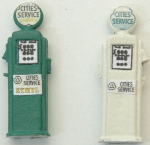 Deluxe Custom Gas Pump Cities Service (HO Scale)