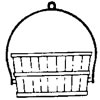 Coal Bucket with handle (HO Scale)
