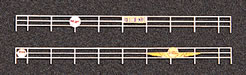 Custom Fencing - 3-Rail Metal (HO Scale)