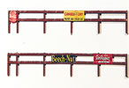 Custom Fencing - 2-Rail Wood (HO Scale)