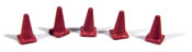 Custom Highway Cones (5) (HO Scale)