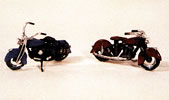 Motorcycles Classic 1947 Model (HO Scale)