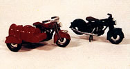 Motorcycles - Classic 1947 Model (HO Scale)