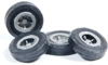 Large Truck Tires w/Rims(4) (HO Scale)
