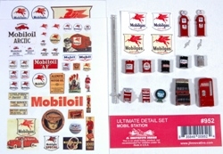 Ultimate Detail Set Mobil Gas Station (HO Scale)