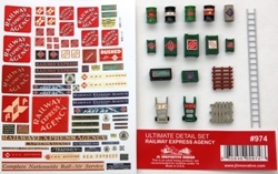 Ultimate Detail Set Railway Express Agency (HO Scale)