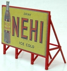 Custom Billboard 1940s Nehi (HO Scale)