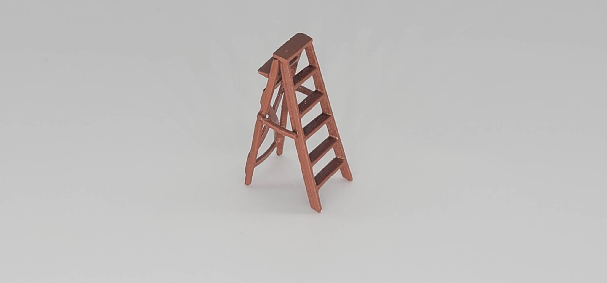 Custom Ladders - 8' Step Ladder (HO Scale)